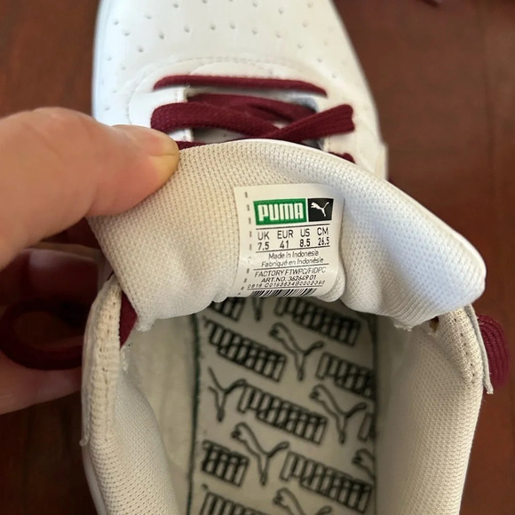 Puma G Vilas L2 Sneakers Size 8.5 White Leather RARE. - Picture 8 of 10